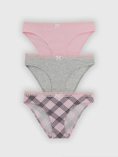 картинка ТРУСЫ ДЛЯ ДЕВОЧЕК (3ШТ.) от известного бренда одежды для девочек Mark Formelle