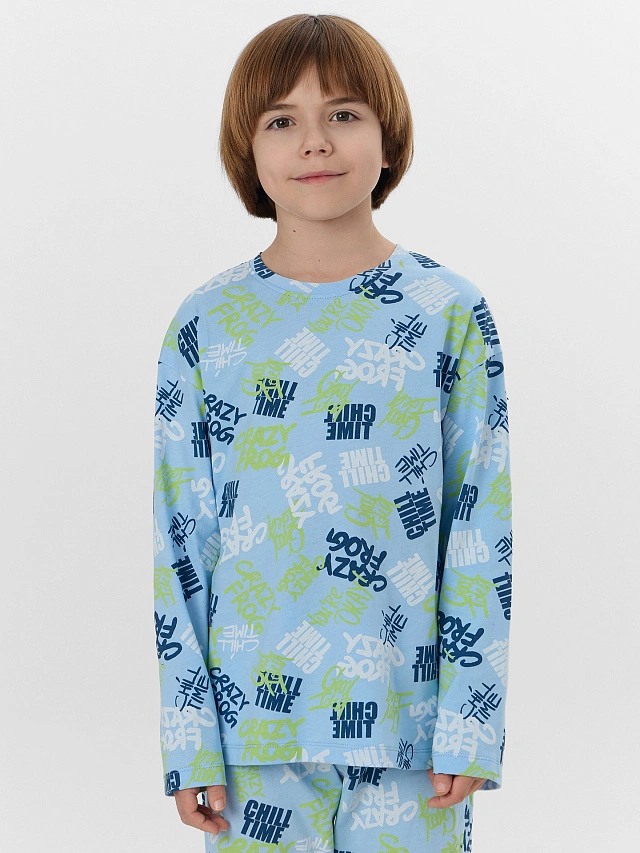 КОМПЛЕКТ ДЛЯ МАЛЬЧИКОВ (ЛОНГСЛИВ, БРЮКИ) - 4