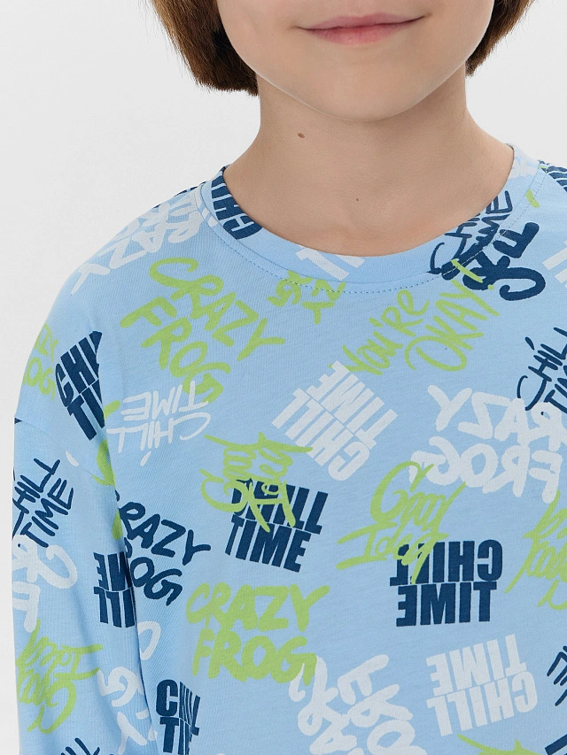 КОМПЛЕКТ ДЛЯ МАЛЬЧИКОВ (ЛОНГСЛИВ, БРЮКИ) - 5