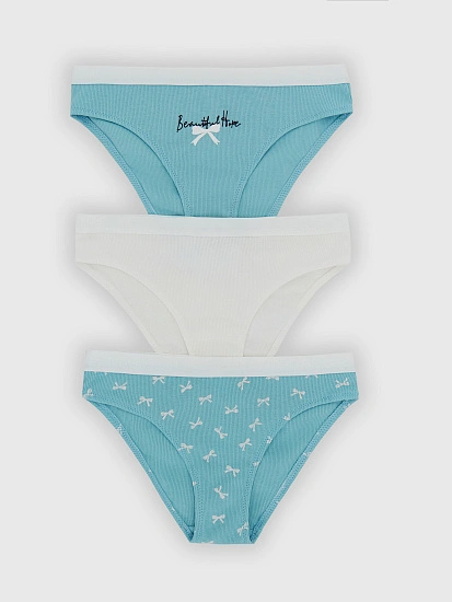 картинка ТРУСЫ ДЛЯ ДЕВОЧЕК (3ШТ.) от известного бренда одежды для девочек Mark Formelle