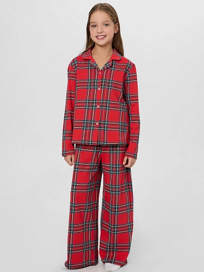 картинка КОМПЛЕКТ ДЛЯ ДЕВОЧЕК (РУБАШКА, БРЮКИ) от известного бренда одежды для девочек Mark Formelle