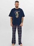 Комплект домашний мужской новогодний