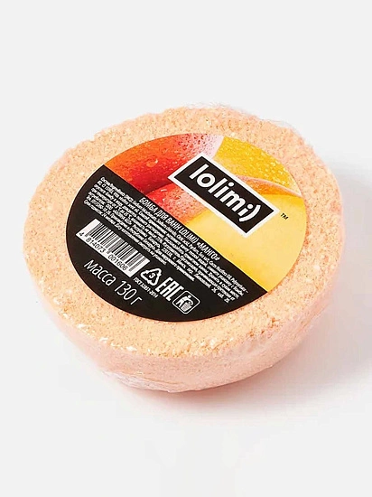 картинка Бомба для ванн LOLIMI) "Манго", 130 г, от магазина стильной одежды Mark Formelle