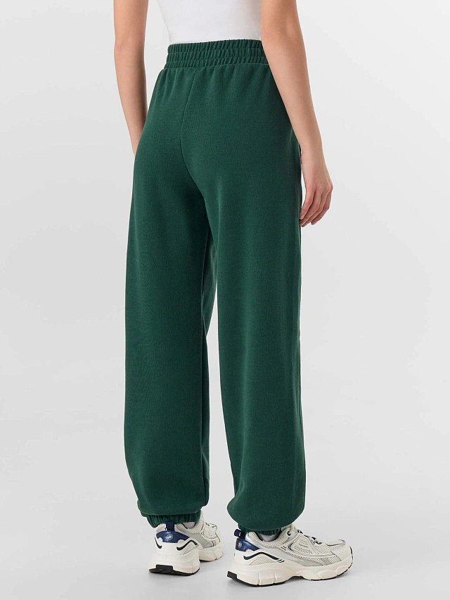 Брюки джоггеры женские зеленые - 2