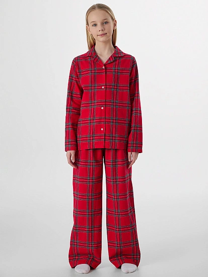 картинка КОМПЛЕКТ ДЛЯ ДЕВОЧЕК (РУБАШКА, БРЮКИ) от известного бренда одежды для девочек Mark Formelle