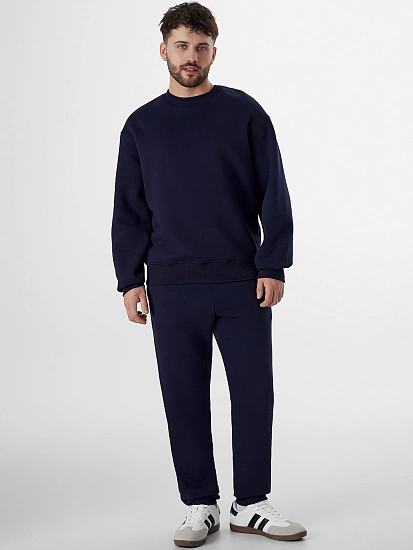 картинка Теплый комплект мужской темно-синий с начесом от магазина мужской одежды Mark Formelle