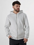 Жакет мужской серый на молнии с начесом
