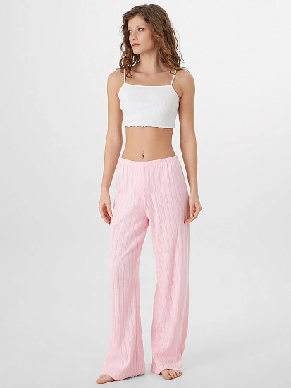 картинка Брюки домашние женские розовые от магазина стильной одежды Mark Formelle
