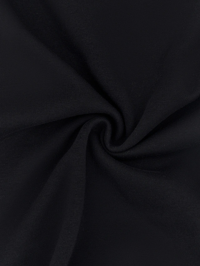 Жакет спортивный женский на молнии черный - 11