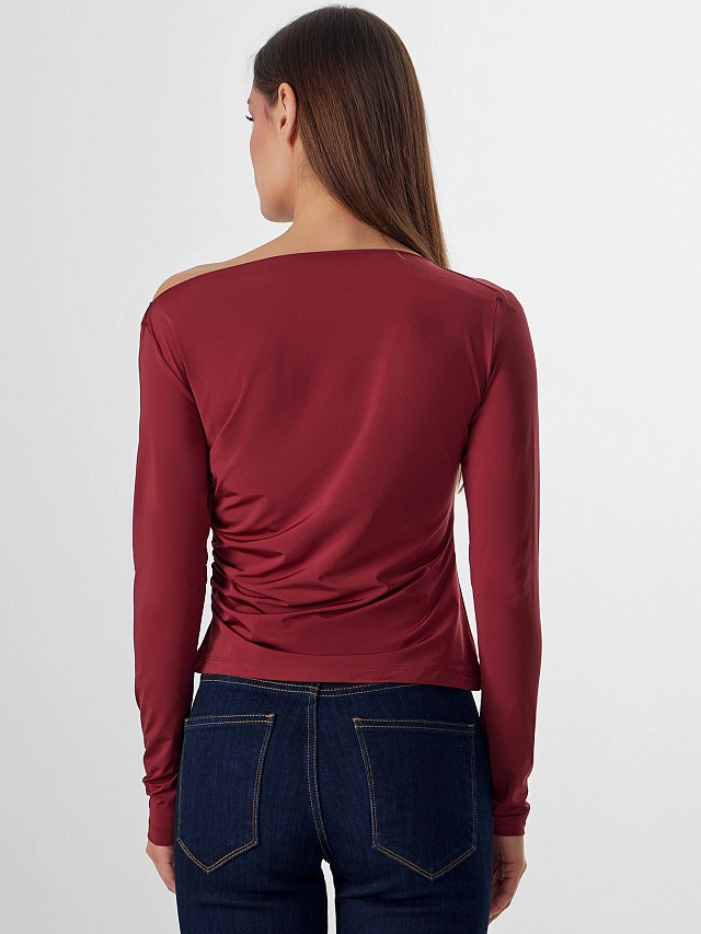 Джемпер женский Mark Formelle x Ольга Бузова бордовый - 2