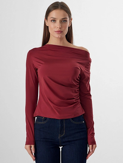 картинка Джемпер женский бордовый от магазина стильной одежды Mark Formelle