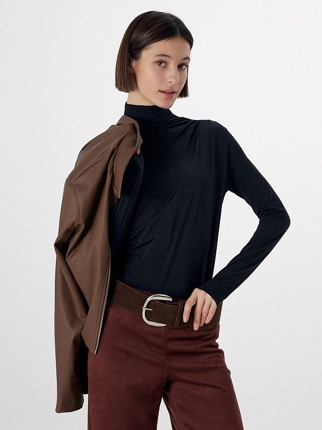 Джемпер женский черный - 6