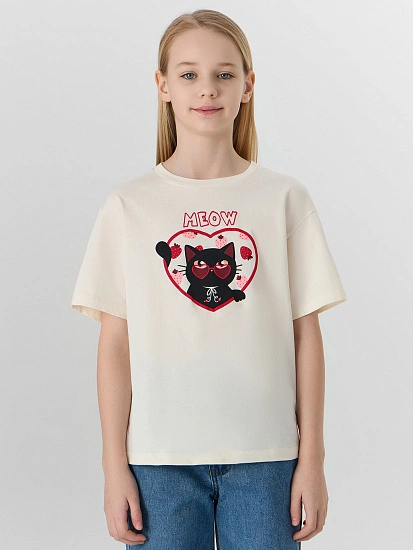 картинка ФУТБОЛКА ДЛЯ ДЕВОЧЕК от известного бренда одежды для девочек Mark Formelle