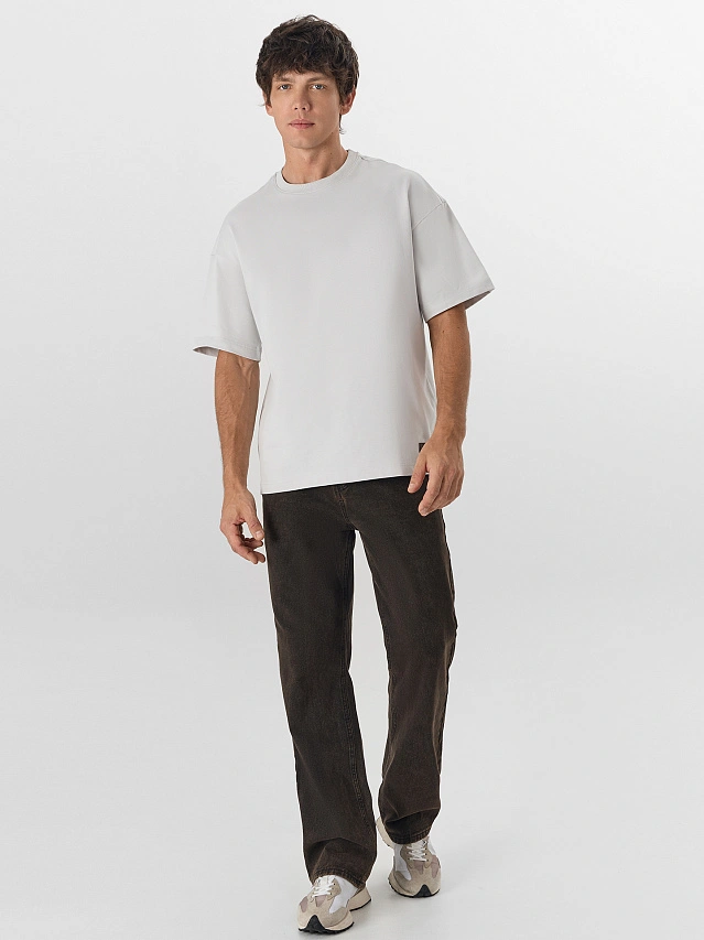 Футболка мужская серая - 3