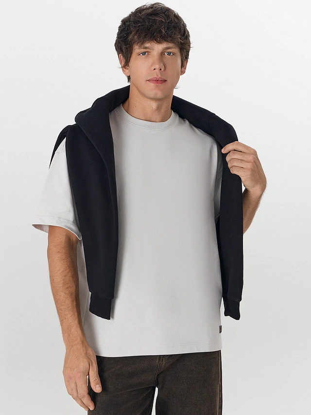 Футболка мужская серая - 5