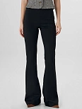 Брюки клеш женские черные