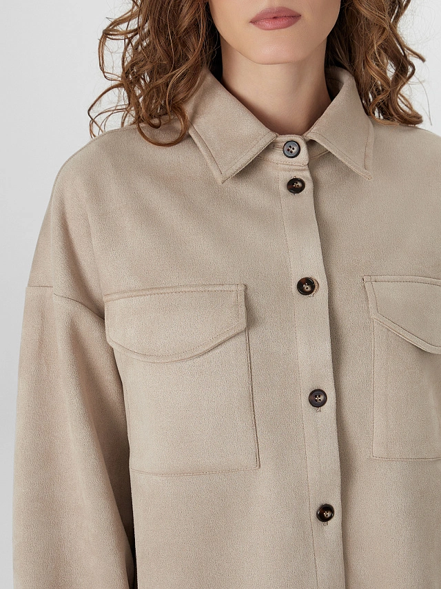 Жакет женский бежевый - 4