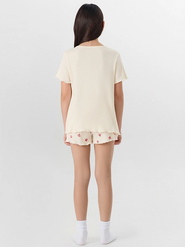 КОМПЛЕКТ ДЛЯ ДЕВОЧЕК (ФУТБОЛКА, ШОРТЫ) - 2