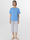 Комплект домашний женский синий
