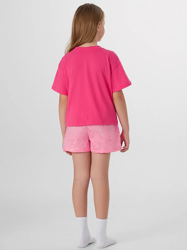 Комплект домашний для девочек с надписью "Friendly moments" - 2