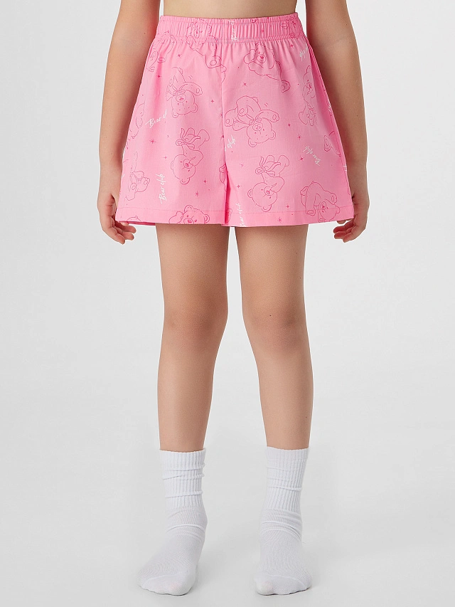 Комплект домашний для девочек с надписью "Friendly moments" - 5