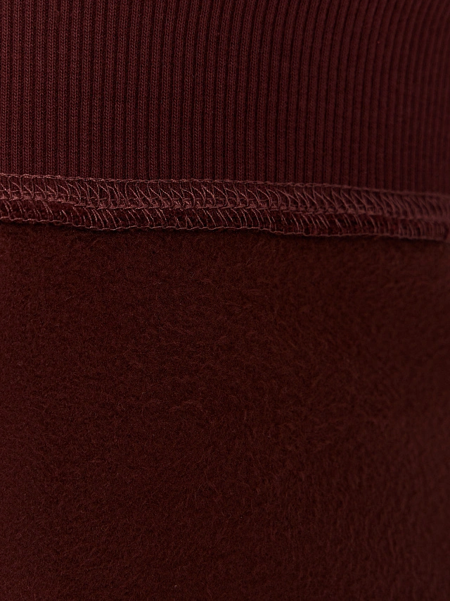 Теплое худи женское коричневое с начесом - 7