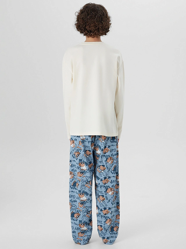 КОМПЛЕКТ ДЛЯ МАЛЬЧИКОВ (ЛОНГСЛИВ, БРЮКИ) - 2