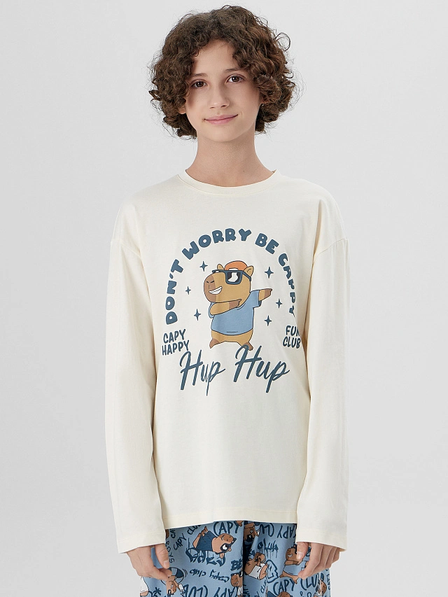 КОМПЛЕКТ ДЛЯ МАЛЬЧИКОВ (ЛОНГСЛИВ, БРЮКИ) - 3