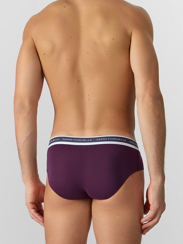 Трусы плавки анатомические мужские фиолетовые - 6