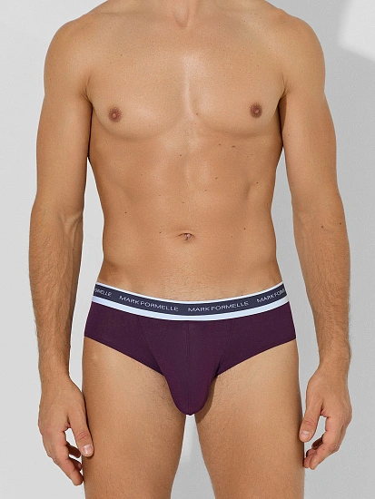 картинка Трусы плавки анатомические мужские фиолетовые от магазина мужской одежды Mark Formelle