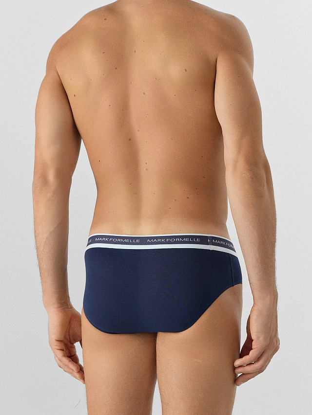 Трусы плавки анатомические мужские синие - 6