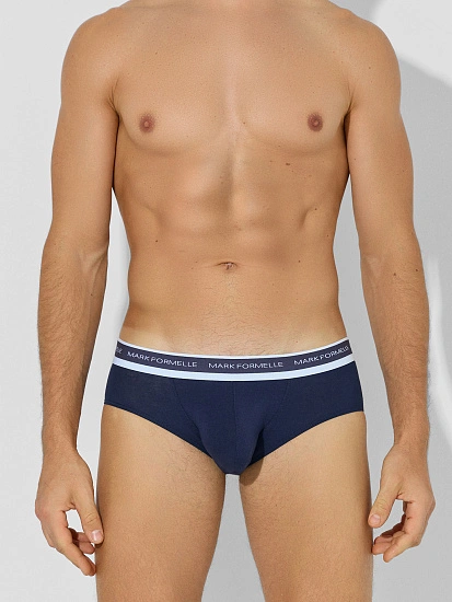 картинка Трусы плавки анатомические мужские синие от магазина мужской одежды Mark Formelle