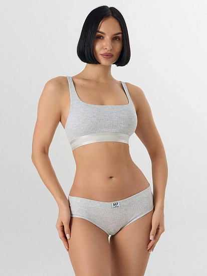 картинка Трусы слипы женские серые от магазина стильной одежды Mark Formelle