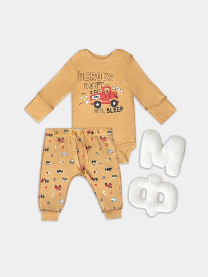 картинка КОМПЛЕКТ ДЕТСКИЙ (БОДИ, ПОЛЗУНКИ) от магазина Одежда+