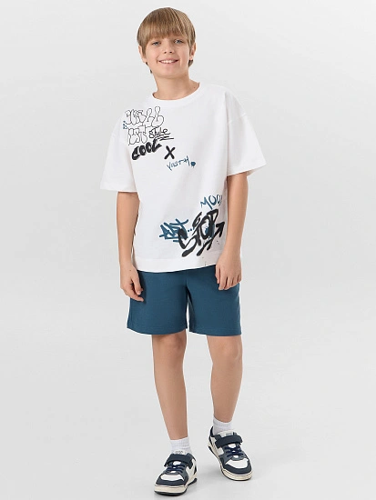 картинка КОМПЛЕКТ ДЛЯ МАЛЬЧИКОВ (ФУТБОЛКА, ШОРТЫ) от магазина одежды для мальчиков от бренда Mark Formelle