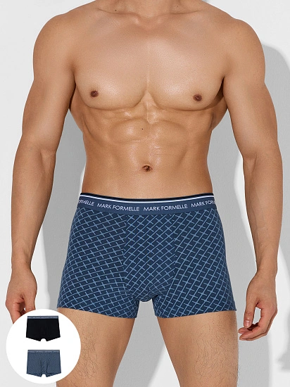картинка Трусы боксеры мужские в наборе, 2 шт от магазина мужской одежды Mark Formelle