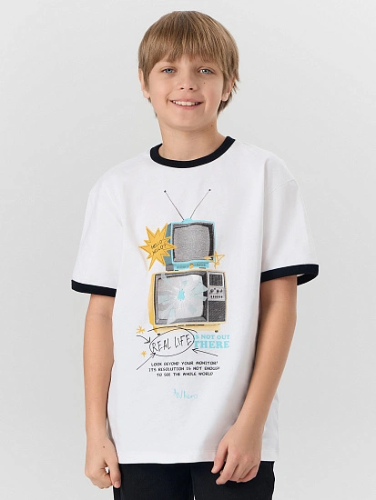 картинка ФУТБОЛКА ДЛЯ МАЛЬЧИКОВ от магазина одежды для мальчиков от бренда Mark Formelle
