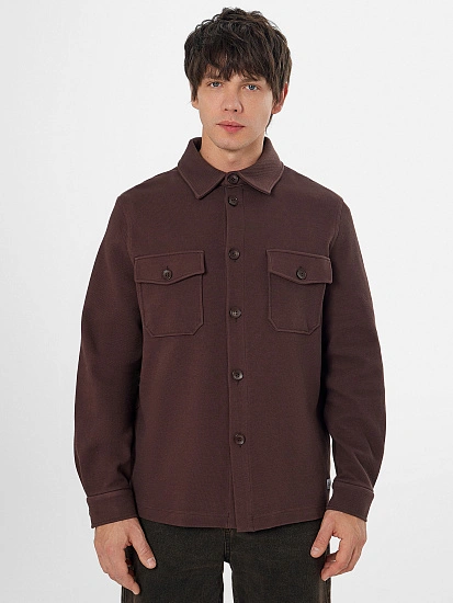 картинка Жакет мужской на пуговицах коричневый от магазина мужской одежды Mark Formelle