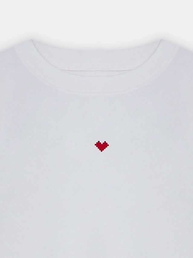 Футболка оверсайз женская белая с надписью - 15