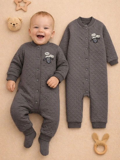 картинка Комбинезон детский серый от магазина Одежда+