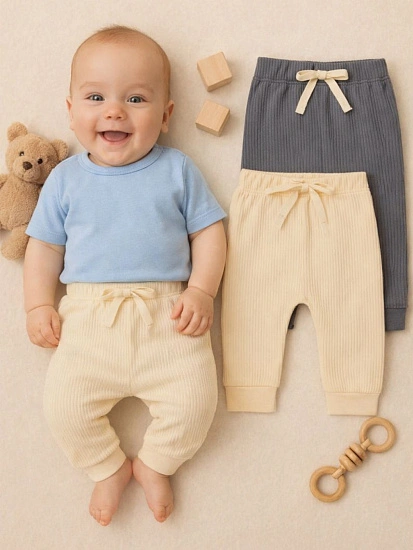 картинка Ползунки детские в наборе, 2 шт от магазина Одежда+