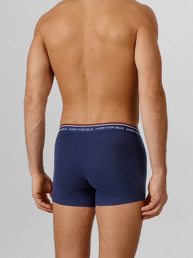 Трусы боксеры мужские синие - 3