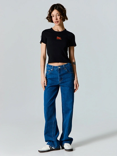 картинка Джемпер женский черный с принтом от магазина стильной одежды Mark Formelle