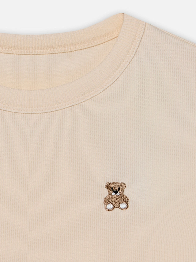 Джемпер женский бежевый прилегающего силуэта - 6