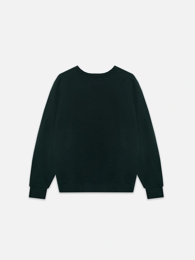 Теплый комплект женский зеленый с начесом - 12