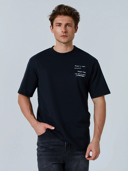 картинка Футболка мужская черная "Белорусы не говорят..." от магазина мужской одежды Mark Formelle