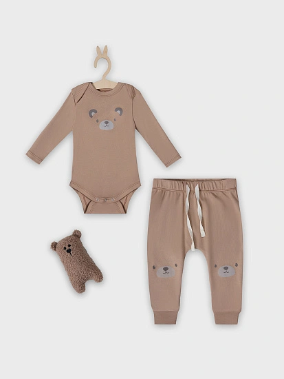 картинка КОМПЛЕКТ ДЕТСКИЙ (БОДИ, ПОЛЗУНКИ) от магазина Одежда+