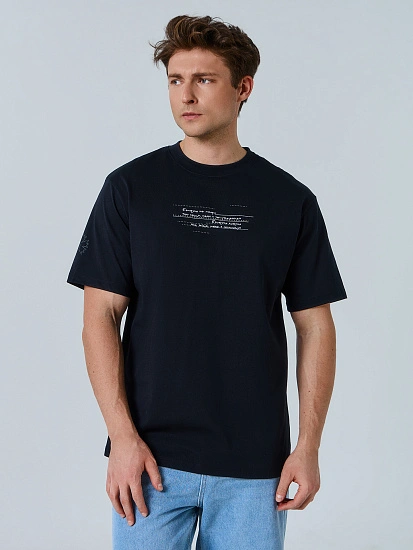 картинка Футболка мужская черная "Белорусы не говорят..." от магазина мужской одежды Mark Formelle