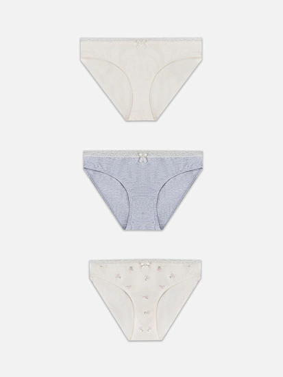 картинка ТРУСЫ ДЛЯ ДЕВОЧЕК (3ШТ.) от известного бренда одежды для девочек Mark Formelle