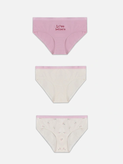 картинка ТРУСЫ ДЛЯ ДЕВОЧЕК (3ШТ.) от известного бренда одежды для девочек Mark Formelle